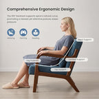 DUMOS Accent Chairs Set of 2, Mid Century Modern Accent Chair - Image 5