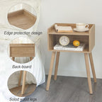 MaxSmeo End Tables Set of 2, Mid Century Modern Side Table Bedroom - Image 4