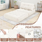 Folding Sofa Bed, Convertible Sleeper Chair - Image 6