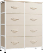 WLIVE Fabric Dresser for Bedroom, Tall Dresser by WLIVE