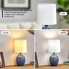 EJIAXIN Table Lamps Set of 2-13.75" Small Bedside Lamps - Image 6