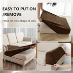 UNBBRRL 10 Pieces Stretch Sofa Cushion Covers - Image 4