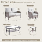 Weaxty Wicker Patio Furniture Set - Image 2