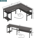 Unikito Reversible L Shaped Desk - Image 3