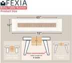 FEXIA Boho Table Runner for Thanksgiving Fall Christmas Home Decor - Image 2