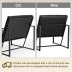 Glitzhome Mid Century Modern Accent Chair, Modern Living Room Chairs - Image 6