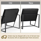 Glitzhome Mid Century Modern Accent Chairs Set of 2, Modern Living Room Chairs - Image 6