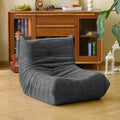 N&V Fireside Floor Sofa- Mid-Century Modern Armless Lounge Chair by NV