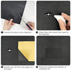 Leather Repair Patch Tape Dark Gray 3 x 60 inch Self Adhesive Leather Repair - Image 4