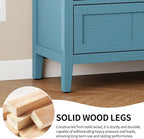 31.5" Accent Storage Cabinets, Modern 3-Drawer Decorative Side Table - Image 5