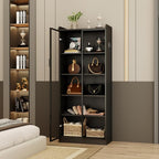Dystler Display Cabinet with Adjustable Shelves, 5 Tier Display Case - Image 3