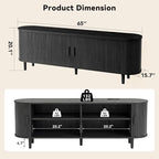 65" Mid Century Modern TV Stand - Image 3