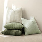 MIULEE Boho Farmhouse Throw Pillow Covers 20x20 Inch Set of 4 Mordern Neutral - Image 4
