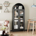 VEXPOR 73" Tall Arched Display Cabinet - Image 9