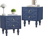 Nightstand, Farmhouse Bedside Table by Unknown