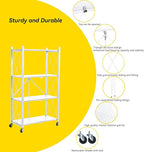 BRIAN & DANY 4-Tier Foldable Storage Shelves - Image 4
