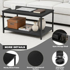 ZenStyle Industrial Coffee Table - Image 8