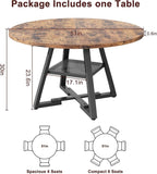 Jocoevol 51'' Round Dining Table - Image 2