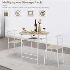 VINGLI 31.5" Drop Leaf Dining Table Set - Image 2
