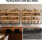63in Wall Mounted Wine Rack - Image 7