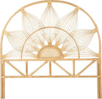 Kouboo Sunflower Rattan Full Headboard Bedroom Bedroom Furniture Headboard Full by KOUBOO