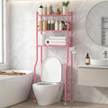 GloTika 3-Tier Over Toilet Storage - 150lb Total Capacity Metal Bathroom by QualityHomewareTimlessComfort