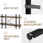 OtterOasis Heavy Duty 6-Tier Industrial Bookcase, 120lbs Shelf Capacity - Image 7