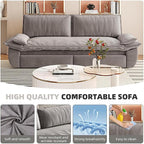 73.2" Sofa Bed Queen, 3-in-1 Pull Out Sofa Bed - Image 4