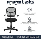 Amazon Basics Breathable Mesh Mid-Back Office Desk Chair - Image 4