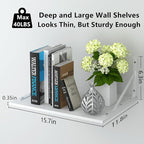 Deep Floating Wall Shelves - Image 3