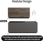 Modern Nightstand Modular Stackable Drawers Modular Storage Bedroom Furniture - Image 6