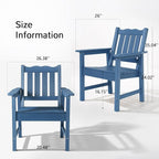 Stoog All-Weather Patio & Garden Chair, Outdoor Dining Chair - Image 3