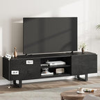 GarveeHome Industrial TV Stand for 80 in, Modern Entertainment Center - Image 2
