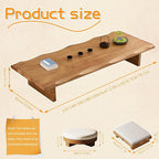 Solid Wood Low Coffee Tea Table - Image 2