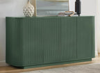 LKTART 64" Buffet Cabinet with Storage, Modern Fluted Accent Sideboard Media by LKTART