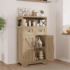 FiveWillowise Natural Storage Cabinet - Image 4