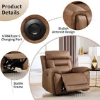 ANJ Oversized Power Reclining Loveseat Sofa Set of 2 - Image 3