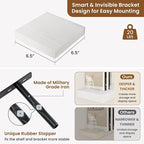 fuqing Floating Shelves for Wall, Wall Mounted Wood Floating Shelf - Image 2