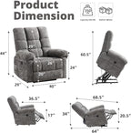 Oversized Power Lift Recliner Chair - Image 2