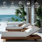 Outdoor Chaise Lounge Cushions for Patio, Lounge Chair Cushions, Waterproof - Image 2