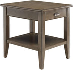 Leick Home Laurent End Table, Solid Wood, by LeickFurniture