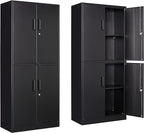 Yizosh Metal Storage Locking Cabinet by Yizosh