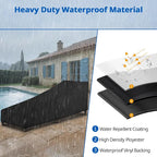 SunPatio Waterproof Outdoor Chaise Lounge Cover, 2 Pack Patio Lounge Chair - Image 4