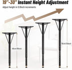 Adjustable Table Legs 19-30 Inch, Heavy Duty Steel Furniture Legs - Image 3