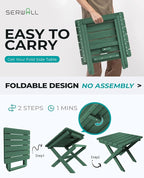 SERWALL Portable Folding Outdoor Side Table - Image 5