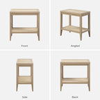 SICOTAS Rattan Nightstands Set of 2 - Image 7