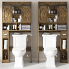 Vabches Over The Toilet Storage Cabinet, Farmhouse Storage Cabinet Over Toilet - Image 4