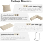 59in Convertible Sofa Bed, Corduroy Boneless Couch Bed, Futon Sleeper Sofa Pull - Image 5