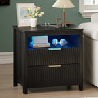 WOOVIVS End Table with Gun Drawer - Image 2