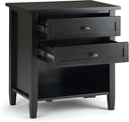 SIMPLIHOME Warm Shaker Bedside Table - Image 4